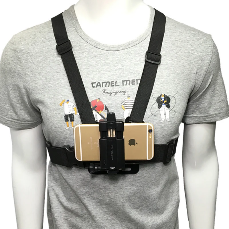 Universal Phone Strap Holder Chest Mount Harness/ Headband Belt