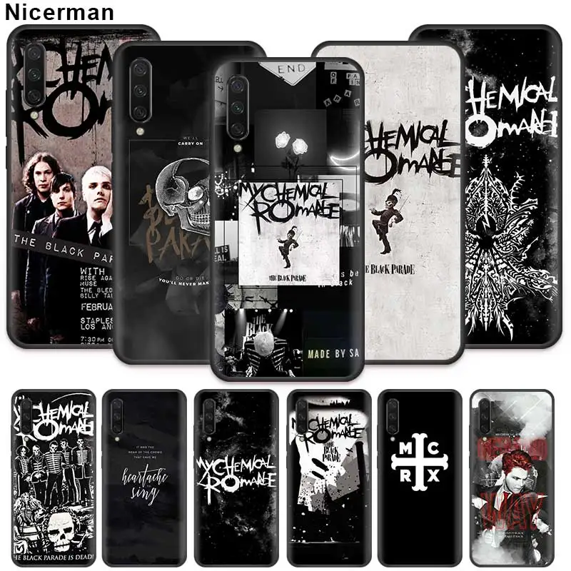 Чехол My Chemical Romance MCR для Xiaomi Mi Note 10 CC9 CC9E 9T Pro 5G 9 SE 8 Lite Poco X2 F1 черный чехол телефона из