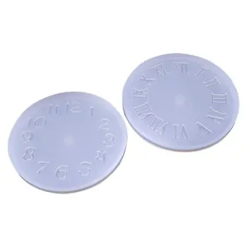 

Silicone Clock Expoxy Mold Multifunction Pendant Jewelry Accessories Handcraft Jewelry Clock Craft Making Mould Round 1Pcs