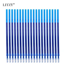 20 шт./лот, 0,5 мм, стираемая ручка, сменная ручка для офиса, волшебная стираемая гелевая ручка, набор для студентов, инструмент для письма, канцелярские принадлежности, школьные принадлежности