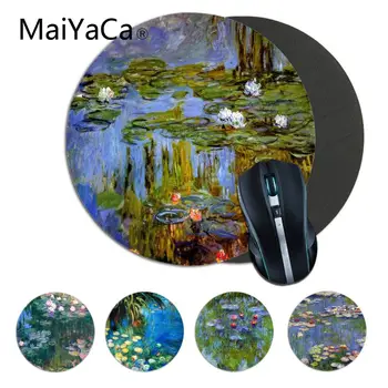 

Maiyaca Van Gogh oil painting Computer Gaming round Mousemats computer desk mat for gaming Gaming Mouse Pad