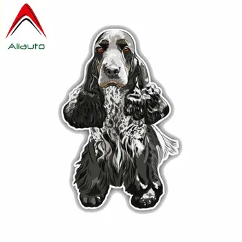 

Aliauto High Quality Car Sticker British Cocker Spaniel Colored PVC Waterproof Reflective Decal Decoration Accessories,12cm*7cm