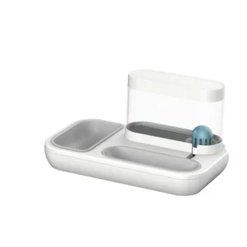 

Automatic drinking cat water cup anti-overturning dog bowl practical stainless steel pet products