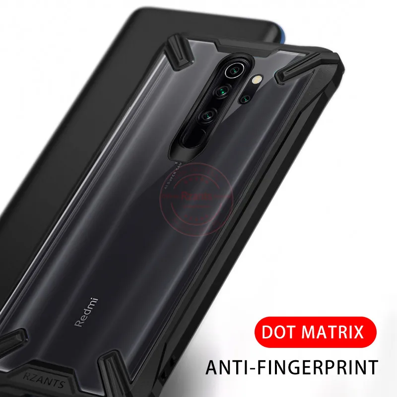 Военная подушка безопасности, защитный чехол для Xiaomi Redmi Note 8 Pro, прозрачный акриловый PC+ TPU, противоударный защитный чехол на заднюю панель