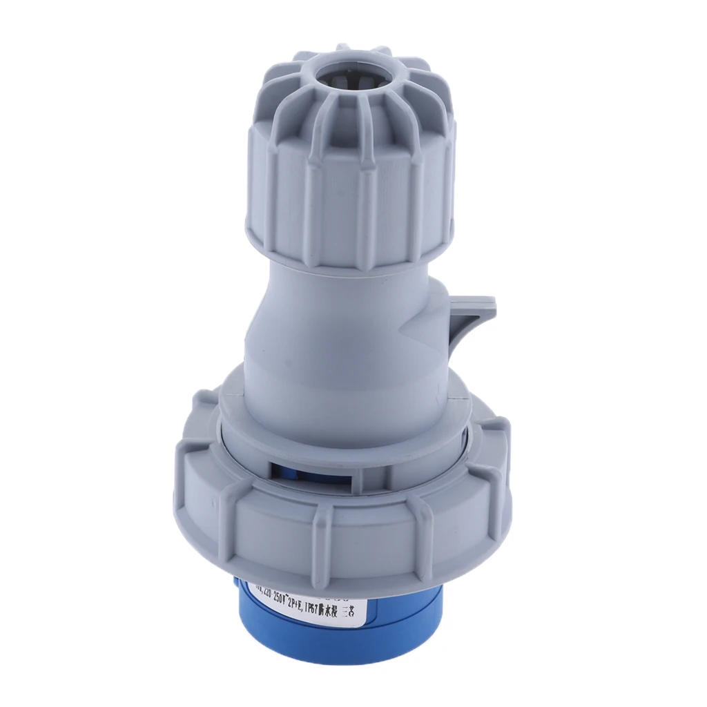 Marine Electrical Plug 16A/220 250V 3pin Male Locking Shore Power ConnectorMarine Hardware