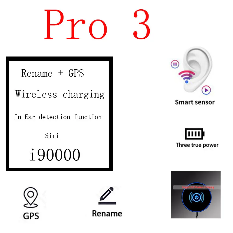 Bluetooth-наушники Pro 3 водонепроницаемые с функцией GPS | Электроника