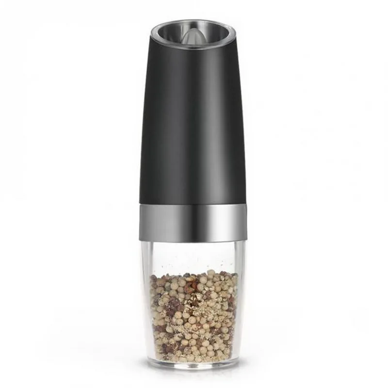 Automatic Electric Pepper Grinder LED Light Salt Pepper Grinding Bottle Ceramic Kitchen Seasoning Grind Tools Salt Mills