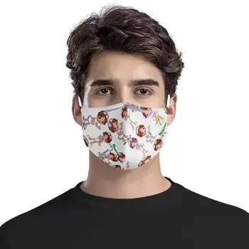 

7Pcs PM2.5 Filter Masks Carbon Insert Women Men Anti-dust Masks Washable Mask Reusable Face Mask Non-disposable Moth Mask