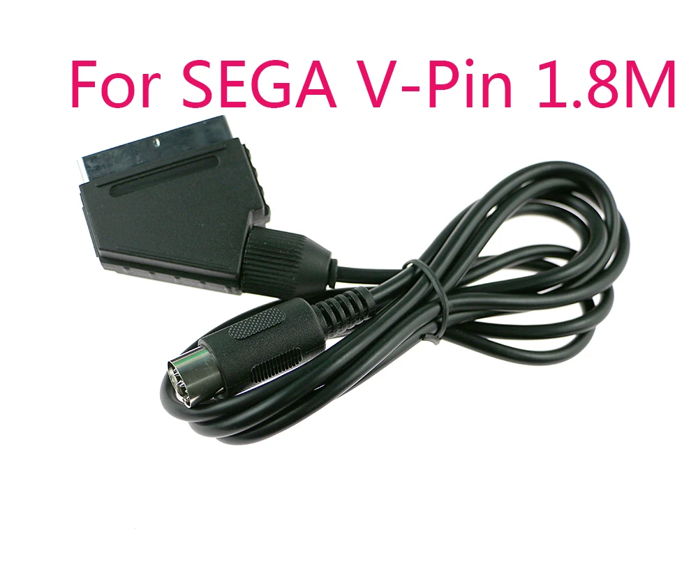 Câble Péritel RGB SCART Pour Sega Megadrive 1 – Version C-Pin – 1,7 M – Neuf