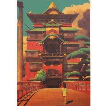 

Classic Nostalgia Kraft Paper Poster Cafe Bar Poster Retro Wall Sticker Decorative Painting 50.5X35cm