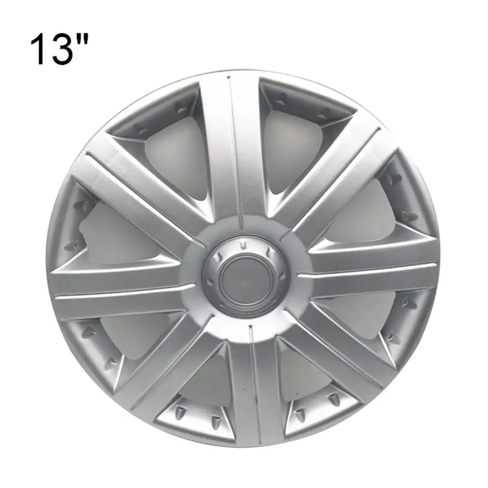 Декоративное покрытие колеса автомобиля крышка ступицы колеса 13 дюймов 14 дюймов 15 дюймов колеса серебристые стальные колпачки ABS