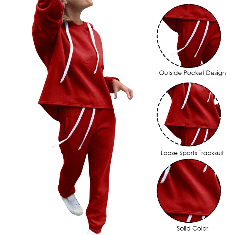 Hoodies Women Tracksuits Long Sleeve Yoga Set Sports Running Suit Yoga Suit Fitness Clothing Sportswear conjunto deportivo mujer