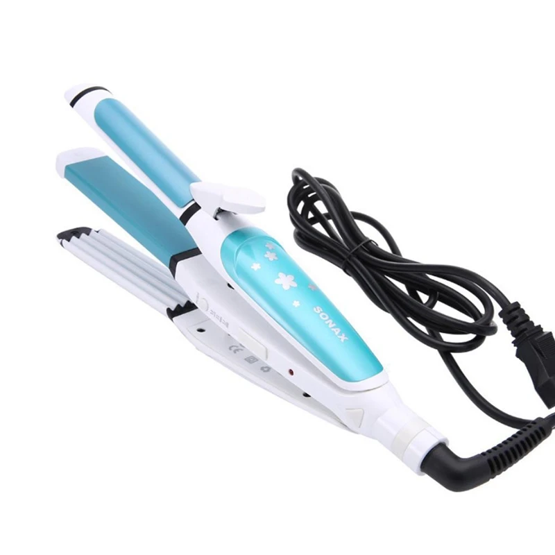 

XMX-Sonax Pro Corn Hot Wave Straight Hair Multi-Function Hair Curler Corrugated Plate Electric Curling Iron Curl Modelling Tools