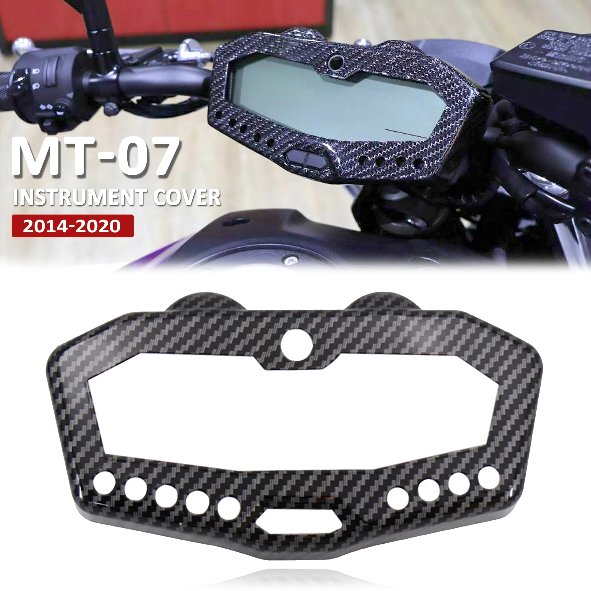 

Fit For Tracer 700 2016-2019 Instrument Hat Motorcycle Speedometer Cover For Yamaha MT07 FZ07 2014-2020 2019 2018 2017 2015
