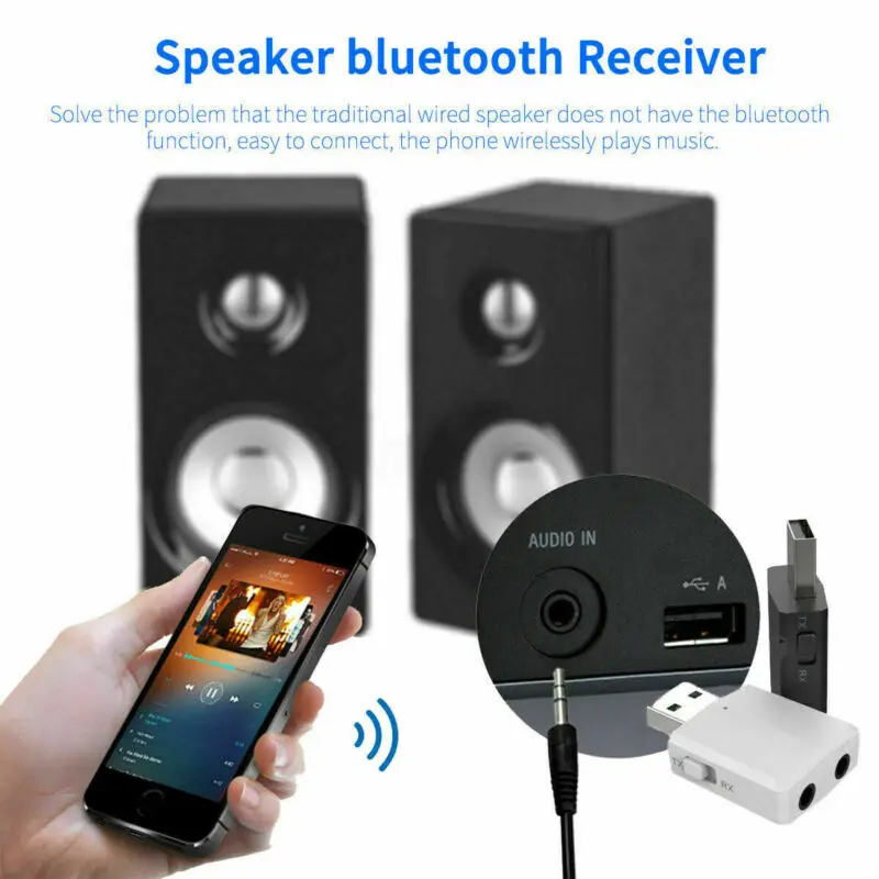 3 в 1 USB Bluetooth 5,0 передатчик приемник беспроводной аудио 3,5 мм Музыка Aux адаптер для Смартфона наушники ноутбука
