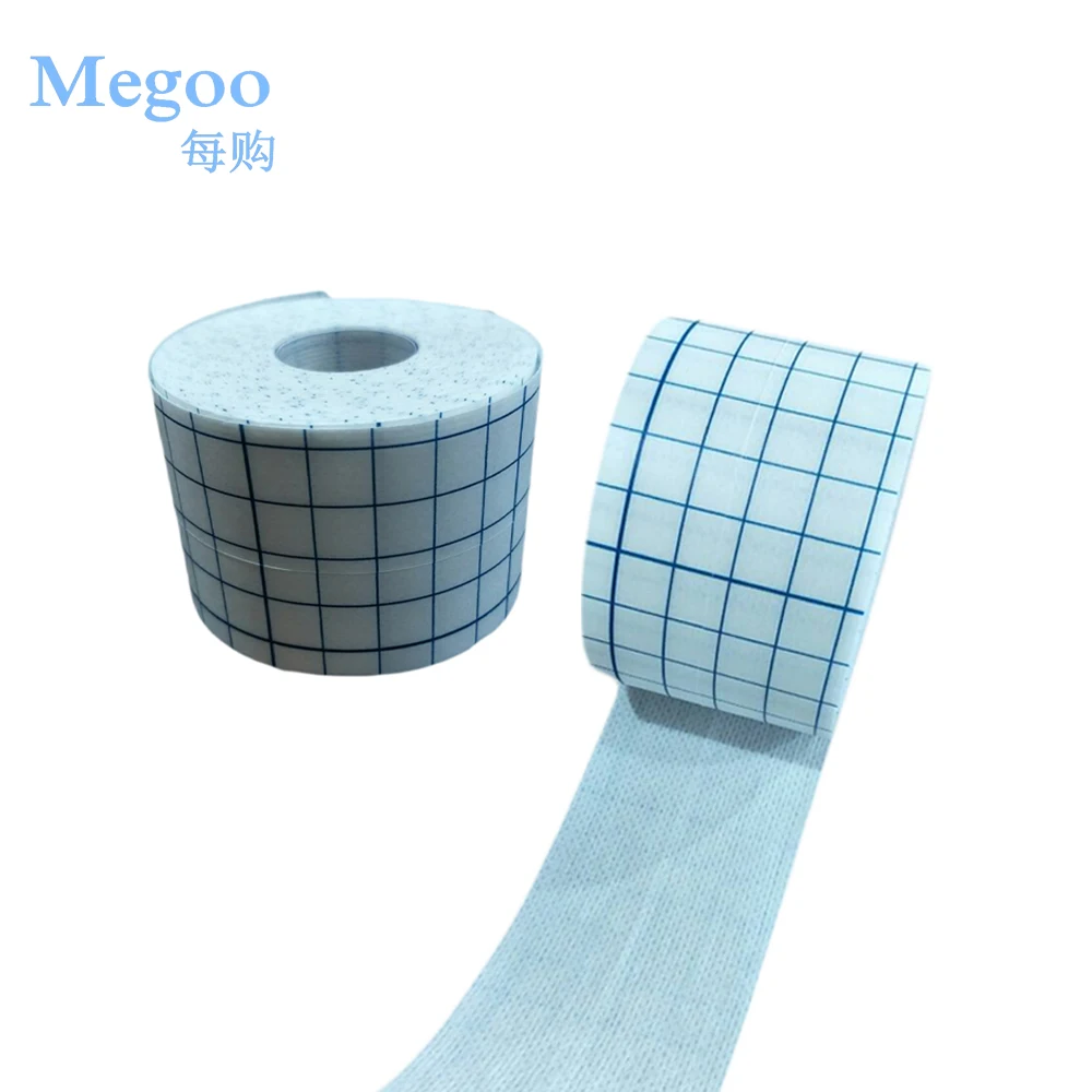 

Breathable Anti-allergic White Medical Adhesive Non-woven Tape Plaster Gauze Needle Wound Dressing Fixation Tape 5cmx10m