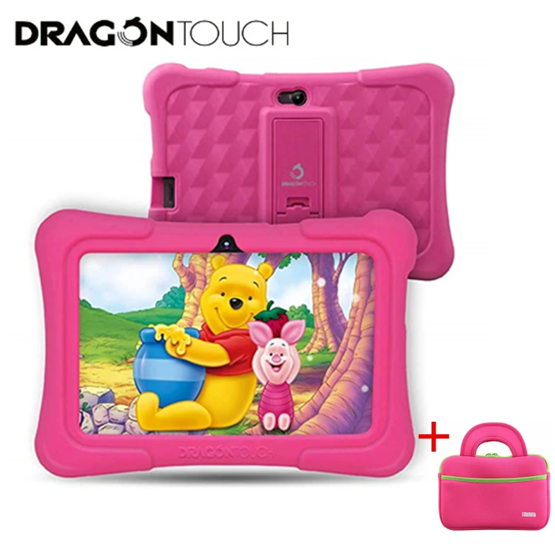Детский планшет Dragon Touch Y88X Pro 7 дюймовый HD дисплей Детские планшеты 16 ГБ Android 9 0 с