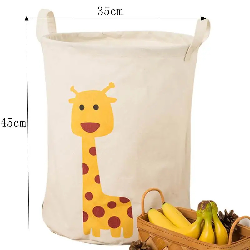 HoomalWashing Basket Dirty Clothes Sundries Storage Baskets Organizers Dropshipping Laundry Basket Storage Basket For Toy - Цвет: giraffe