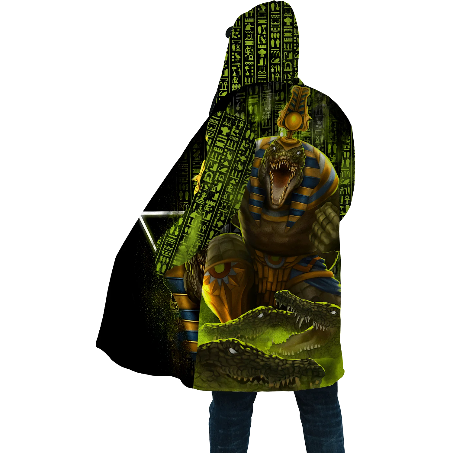 Winter Herren Mit Kapuze mantel Alte Ägypten Augen Von Horus 3D Druck Fleece wind breaker Unisex Casual Dicke Warme Kapuze mantel PF20 – Detail 36