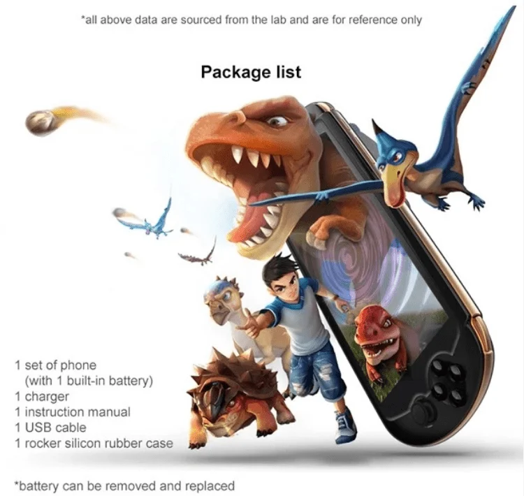 2021 New Moqi I7 Dual Sim Card 5800Mah Smart Game Phone Handheld Android Gaming Console