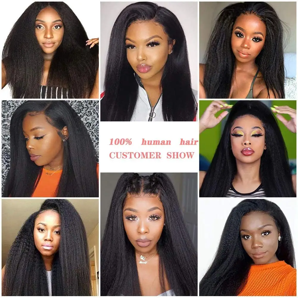 Pacotes de Cabelo Super Idol Brasileiro Kinky Straigt 100% Remy Tecer Cabelo Humano Pacotes Comprimento Longo Cor Natural 3 Extensões 5 Cheap Pacotes com 34