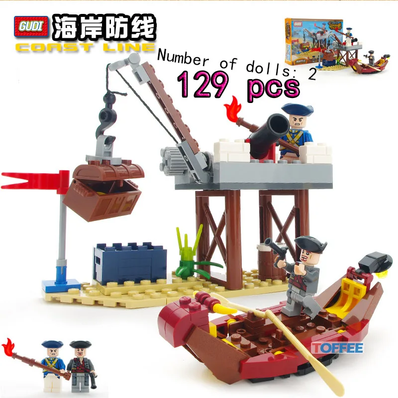 

New 2019 Pirate ships of the Caribbean Building-block Toys Compatible with Legoinglys DIY Educating Children Christmas Gifts