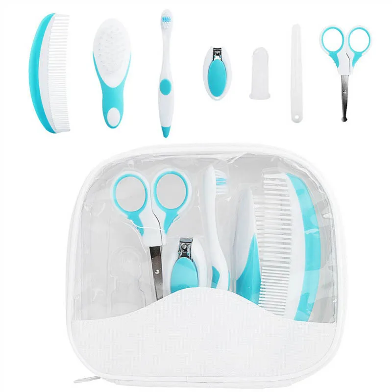 7 шт./набор для ухода за ребенком, маникюрный набор для ухода за ребенком, специальные кусачки для ухода за ногтями, гребень, наждачная расческа, инструмент для ухода за новорожденными