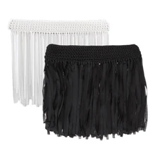 2 шт. женские мини юбки летние пляжные саронг бикини купальник обёрточная бумага, эластичный пояс крючком кисточкой бахрома накидка