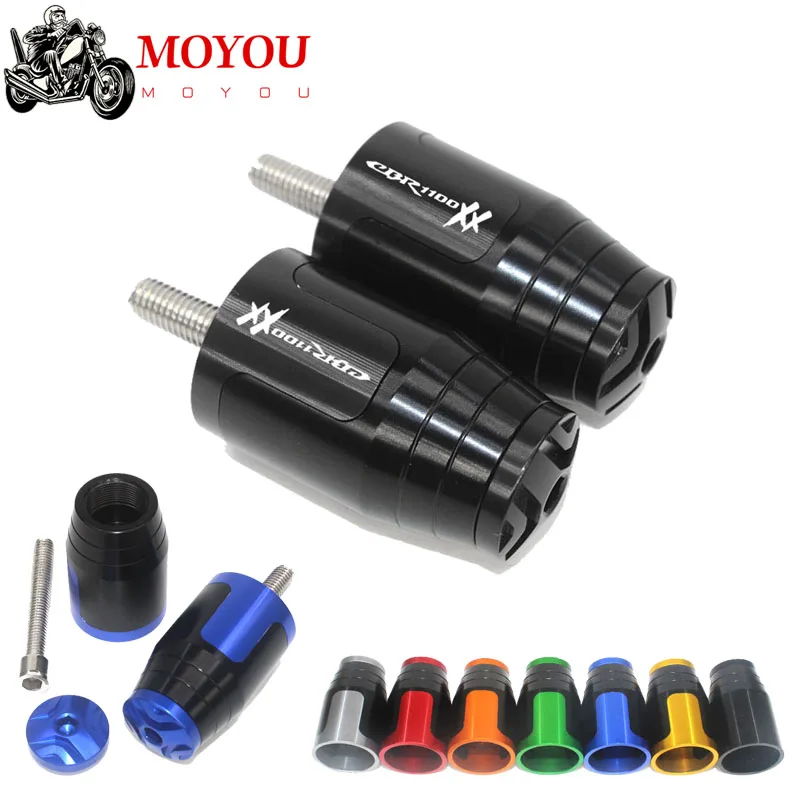 

Для Honda CBR1100XX CBR 1100 XX BLACKBIRD 1994-2021 аксессуары для мотоциклов CNC 1/4 "22 мм Захваты Ручки колпачок заглушки