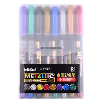 

8 colors Waterproof Car Tyre Tire Tread CD Metal Permanent Paint Marker Graffti Oily Marker Macador Caneta Stationery