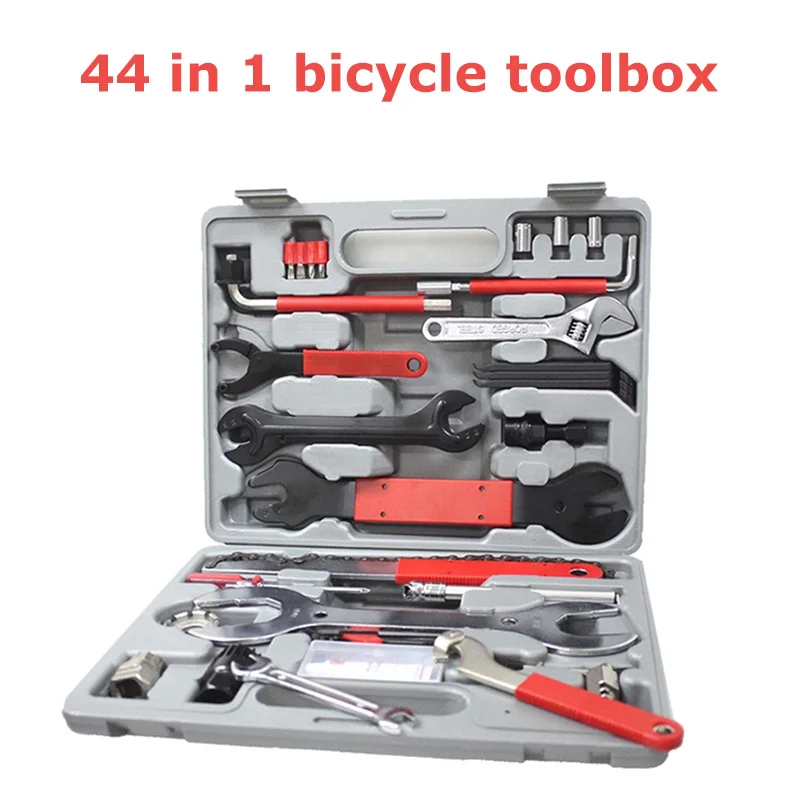 buy 44 in 1 Bicycle Repair Tool Set Mountain Bike Chain Cutter Chain Removel Cycling Screwdriver Tool MTB Mountain Cycling Bike Repa