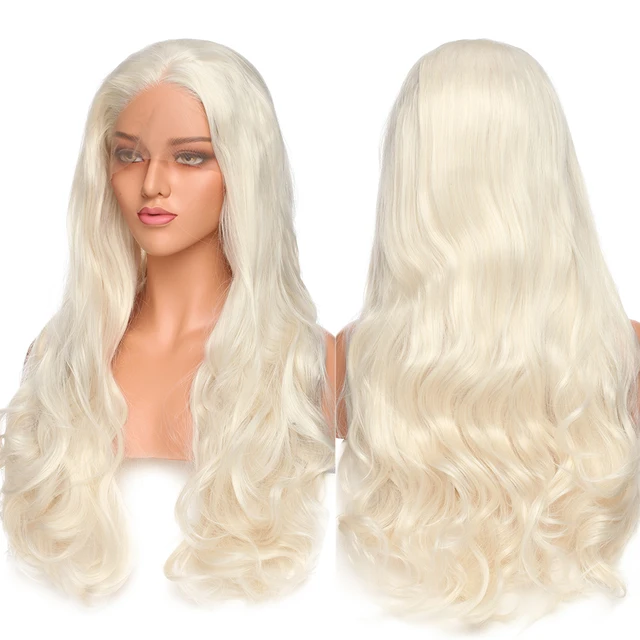 VeryYu 24 inch Long Wavy Synthetic Lace Front Wig Hair Extensions & Wigs  VerYYu