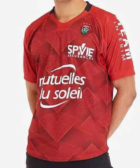 2019/20 TOULON Красный Регби домашний Реплика Вышивка Джерси Размер: S-5XL заказное имя и