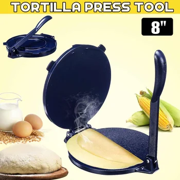 

Pie Tools 20CM Foldable Aluminum Tortilla Press Maker Flour Corn Home Baking Kitchen Tool Cast Iron Corn And Flour Tortilla
