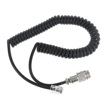 

8 Pin to RJ-45 Modular Plug Mic Cable Adapter for Yaesu Microphone MD-200 MD-100 M-1 M-100 FT-450 FT-900 FT-991