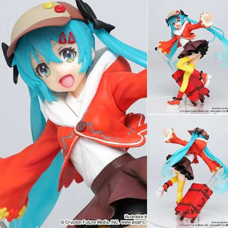 Taito Miku Hatsune Future сезонов осенняя одежда багаж ПВХ фигурка Коллекционная модель