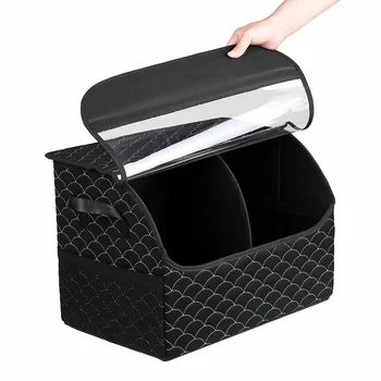 

Car Trunk Organizer Multipurpose Collapsible Cargo Storage Box Car Accessories