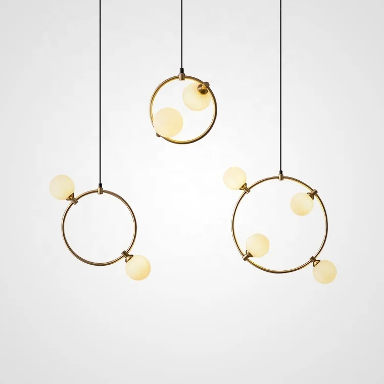 

Modern Glass Pendant Light Nordic Dining Room Kitchen Light Designer Hanging Lamps Avize Lustre Lighting