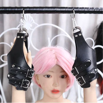 Removable Stainless Steel Spreader Bar Sex Slave Hand Cuffs Ankle Cuff Bondage Set BDSM Fetish Exotic Leg Opener Couple Sex Toys 5