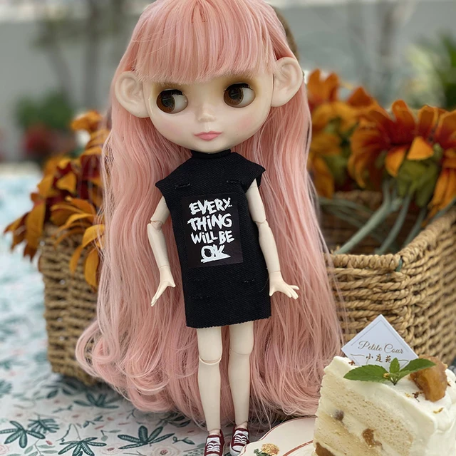 Neo Blyth Doll NBL Customized Shiny Face,1/6 BJD Dolls Ball Jointed Doll Blyth for Girl, Toys for Children Girl 4