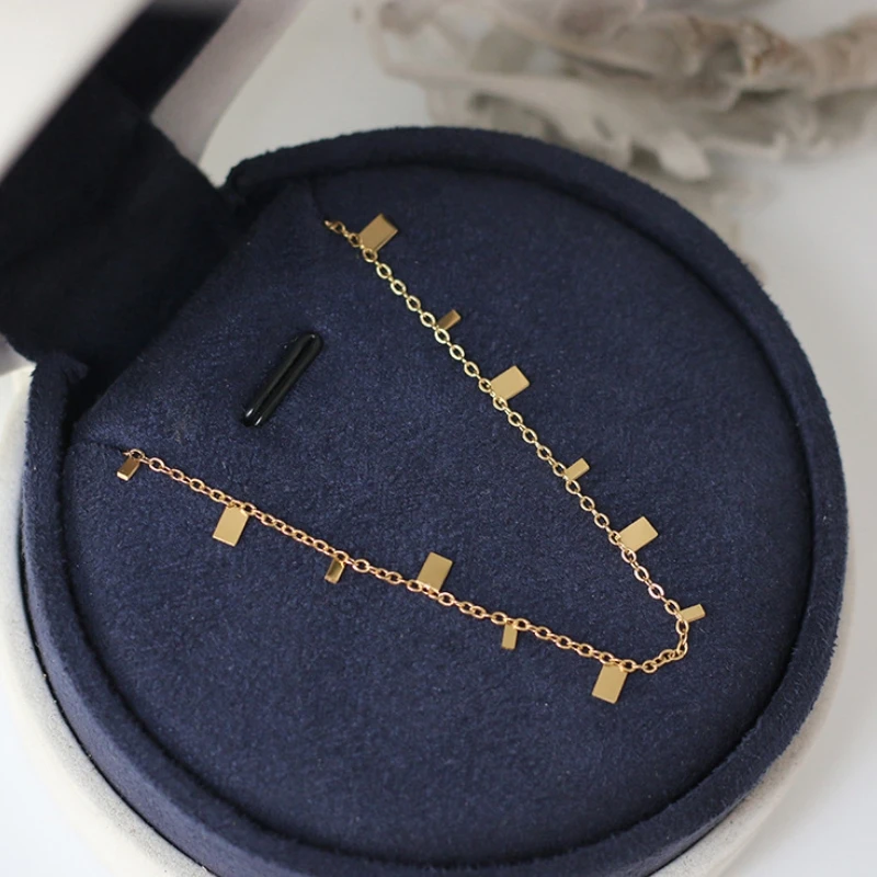 Stainless Steel Round Gold Disc Coin Choker Necklace For Women 14k gold Tassel Coins Charms Necklace collar Gift for Female