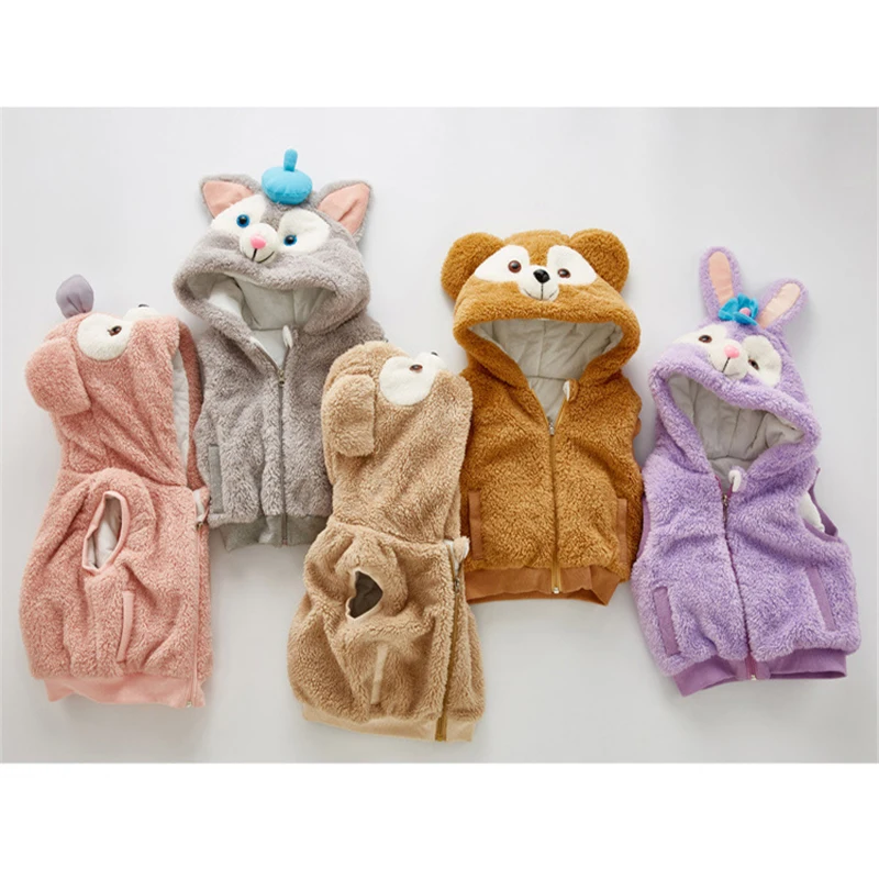 Duffy/хлопковый жилет с медвежонком зимняя куртка пушистый костюм Рождественский