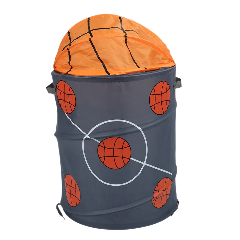 Best Collapsible Laundry Basket Storage Barrels Storage Barrel Polyester Cloth Toy Store