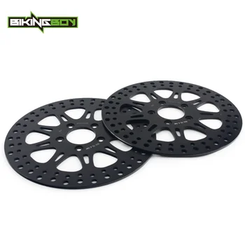 

BIKINGBOY 11.5" Front Brake Discs Disks Rotors For Harley Sportster XLR 883 2000-2003 2005-2010 XLR 1200 04-08 XLS 1200 00-03