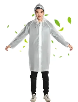 

Raincoat Unisex Transparent Portable Rainwear Outdoor Travelling Folding Rain Hood Slicker Mackintosh