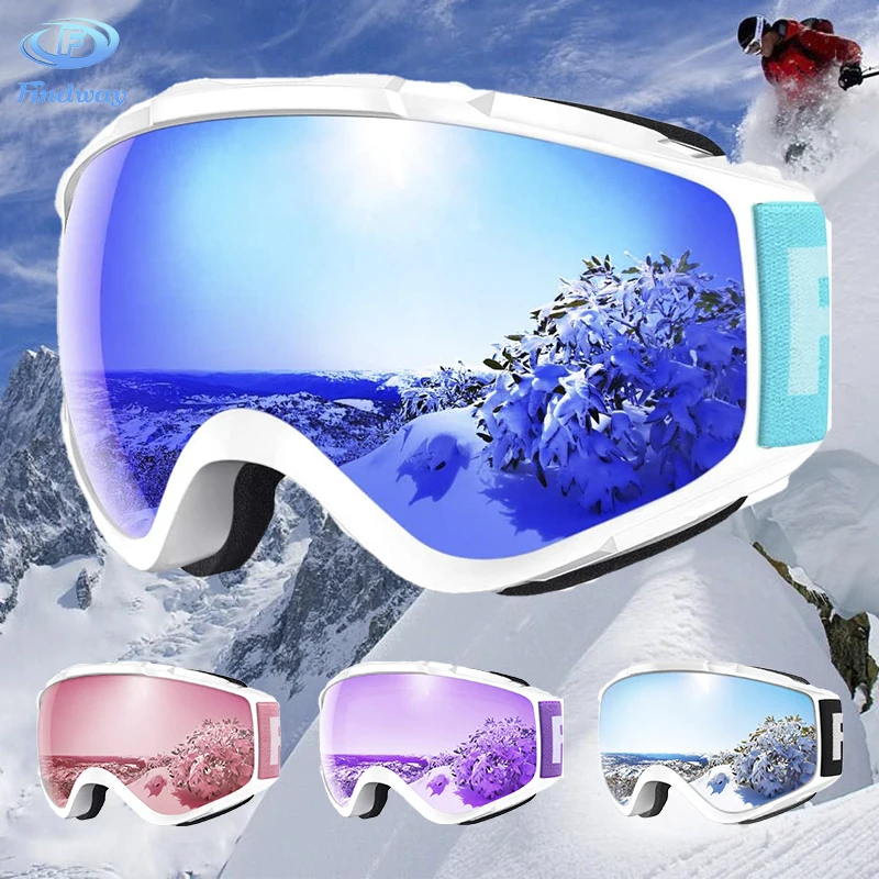 Snow Ski Goggles Men Anti-fog Lens for Snowboard Snowmobile Motorcycle Sports 