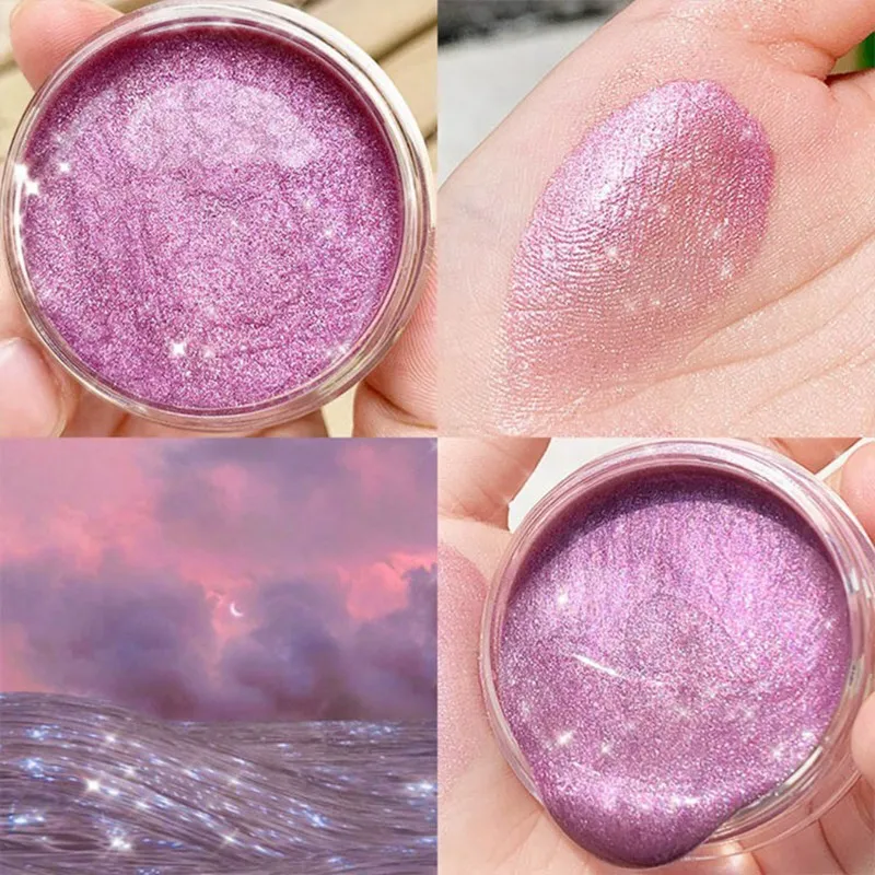 

7 Colors Fairy Jelly Eyeshadow Gel Liquid High Gloss Luminous Eye Shadow Shiny Eyeshadow Highlighter Makeup Tools