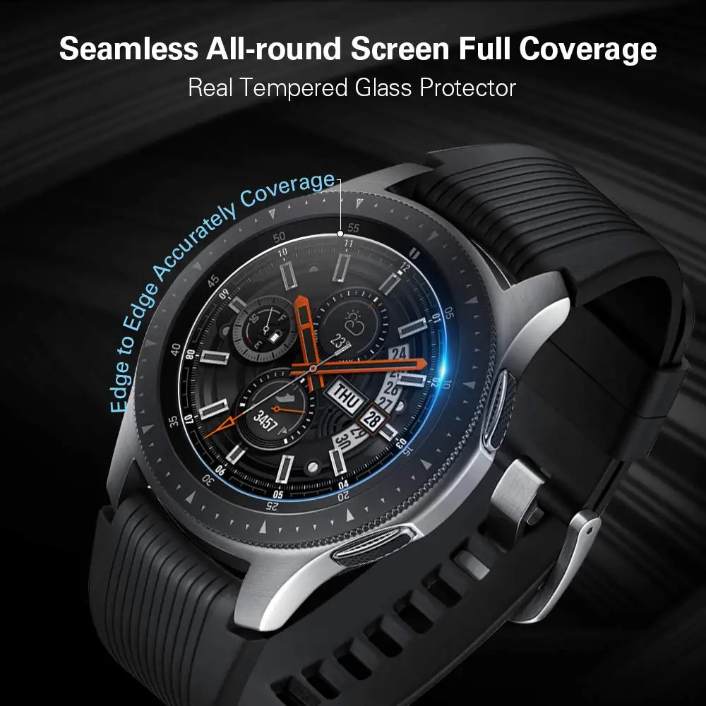 Защита экрана для Samsung Gear S3 Frontier/S2/Sport 9H 2.5D закаленная пленка Galaxy Watch 46 мм/42 мм/3 45 мм