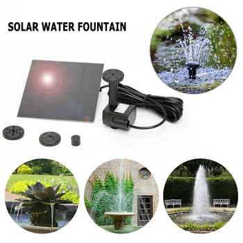 

Solar Panel Water Fountain Garden Fountain Pump Eco-friendly Solar Garden Fountains Waterfalls Bird Fountain Powered Water Pump