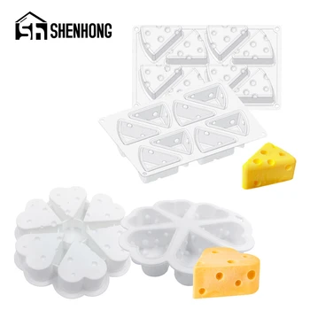 

SHENHONG French Dessert Mould 2 Styles Cheese Mousse Silicone Cake Mold Baking Pastry Form Chocolate Muffin Decorating Tools